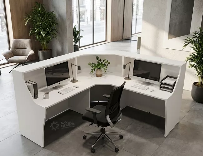 фото ресепшн Комфорт Белый