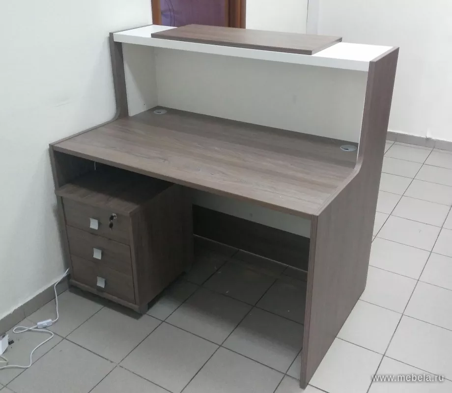 Дар Мебель | стойка ресепшн Style, офисный интерьер, живое фото