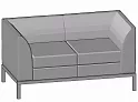 Диван двухместный