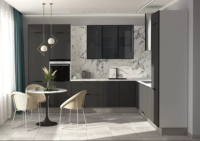 фото Кухня Титанио МДФ