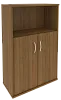 Офисный шкаф средний широкий (2 низкие двери ЛДСП)