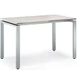 Стол на металлокаркасе письменный прямой