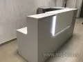 Дар Мебель | стойка ресепшн Style Grey, офисный интерьер, живое фото