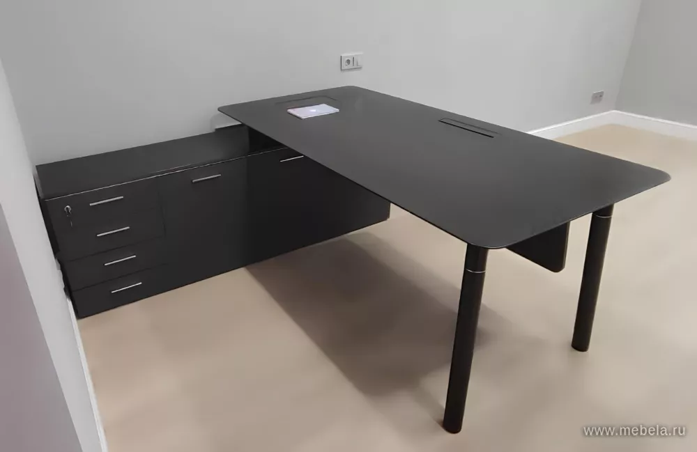 Дар Мебель | кабинет руководителя Fresco, офисный интерьер, живое фото