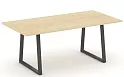 Стол переговорный на металлокаркасе