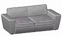 Диван двухместный