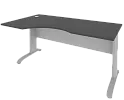 Стол эргономичный на металлокаркасе (левый)