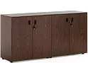 Офисный шкаф низкий (4 двери)