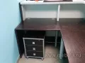 Дар Мебель | стойка ресепшн Style Wenge, офисный интерьер, живое фото