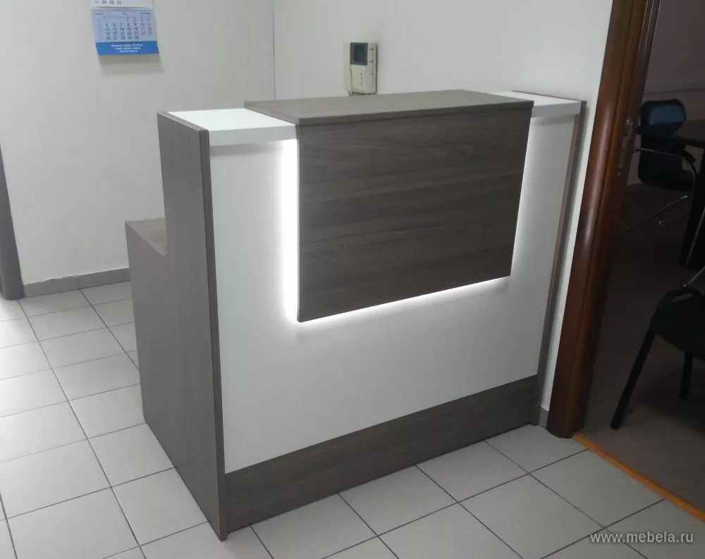 Дар Мебель | стойка ресепшн Style, офисный интерьер, живое фото