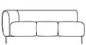 Диван 3-х мест. п/л справа от сидящего