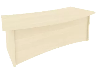 Офисный письменный стол для руководителя (криволинейный)