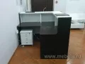 Дар Мебель | стойка ресепшн Style Wenge, офисный интерьер, живое фото