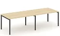 Стол переговорный на П-образных опорах 40х40