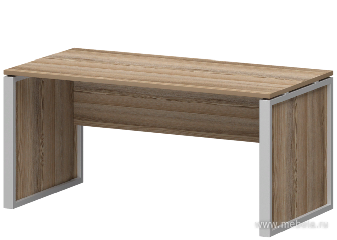 Стол руководителя (металлик, белый, антрацит)