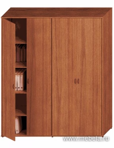 Офисный шкаф для документов высокий двойной