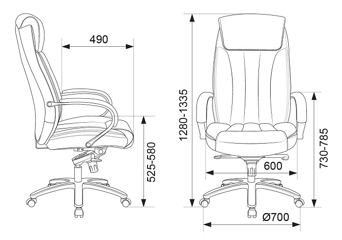 фото кресло T-9922SL					 №5					