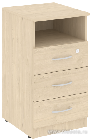 Тумба приставная (с замком)