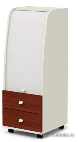 Тумба ролетная, (каркас беж)