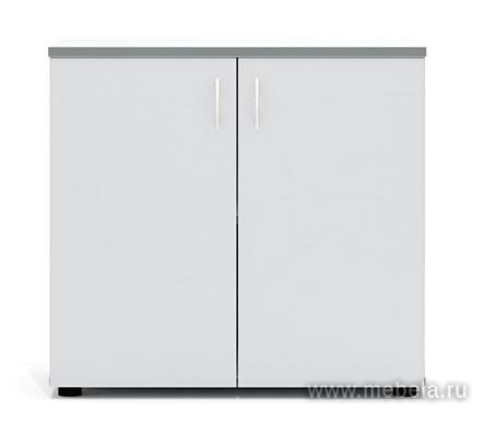 Офисный шкаф закрытый, низкий