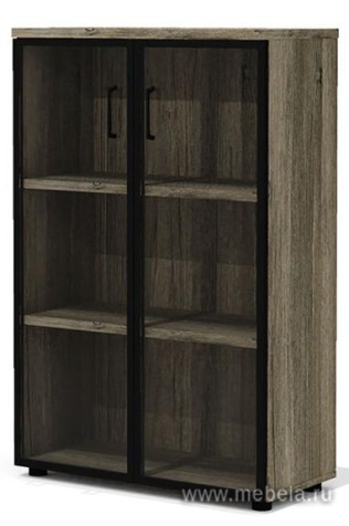 Офисный шкаф для документов со стеклом