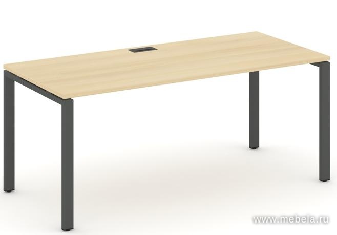 Стол руководителя на металлокаркасе на П-образных опорах