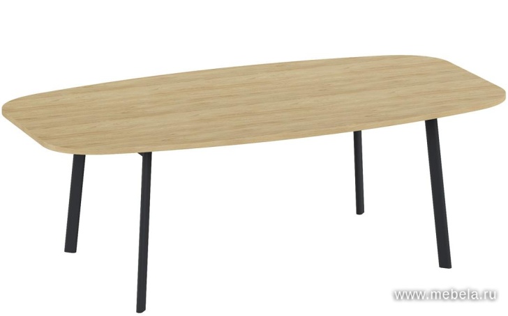 Стол для переговоров на металлокаркасе