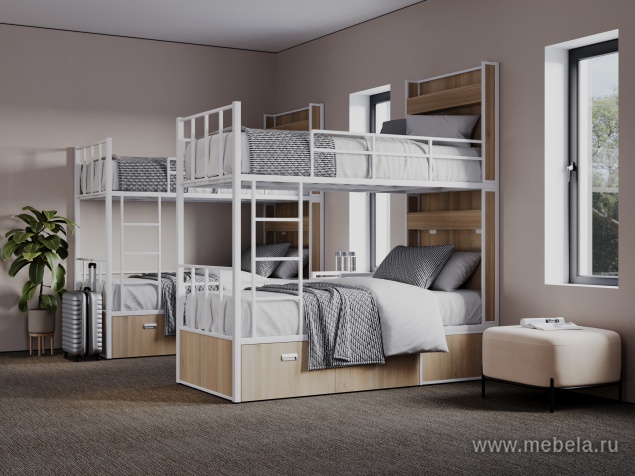 Кровать металлическая одноярусная