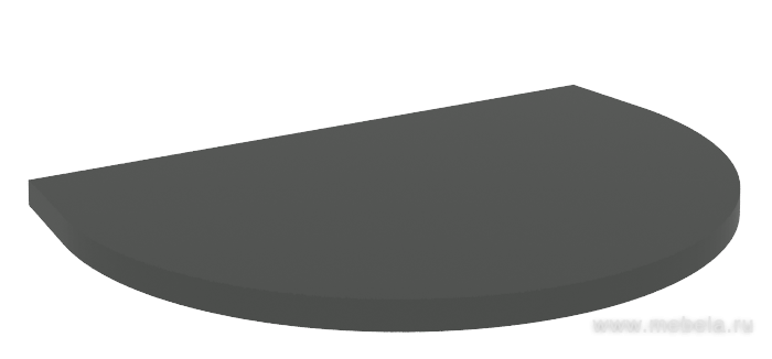 Полукруг на один стол