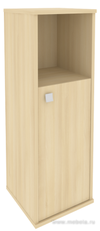 Офисный шкаф узкий средний полузакрытый