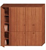 Офисный шкаф высокий комбинированный глухой