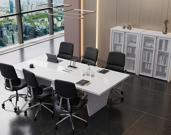 фото кабинет Корнер Белый					 №5					