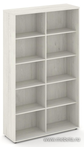 Офисный шкаф-купе с полками, задняя стенка ЛДСП