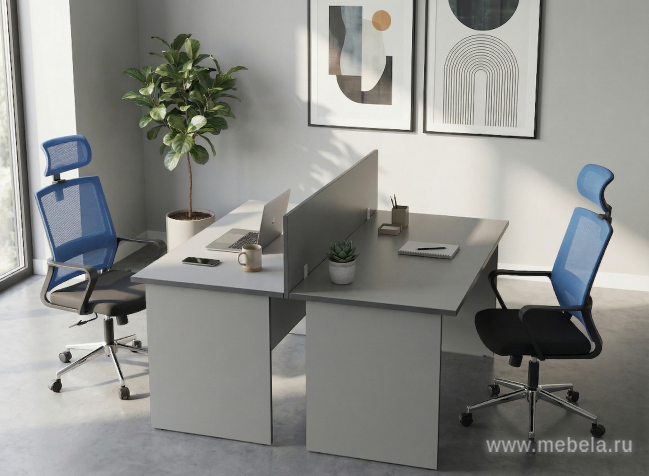 Письменный стол криволинейный, правый