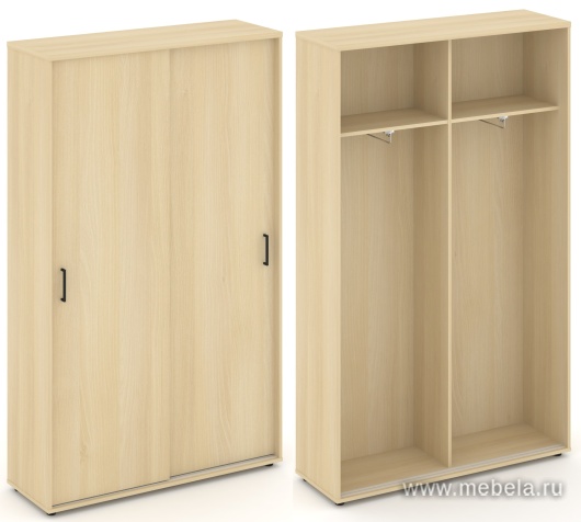 Шкаф-купе для одежды, задняя стенка ЛДСП