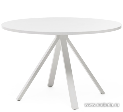 Стол переговоров (белые опоры)