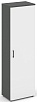 Гардероб узкий неглубокий универсальный, задняя стенка ЛДСП