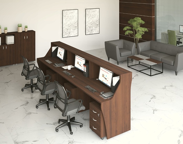 фото стойка ресепшн Комфорт					 №3					