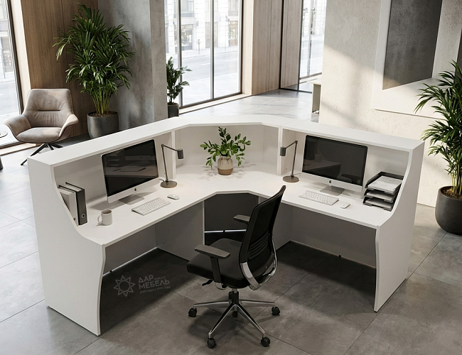 фото ресепшн Комфорт Белый