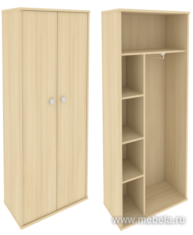Гардероб комбинированный (выдвижная вешалка)