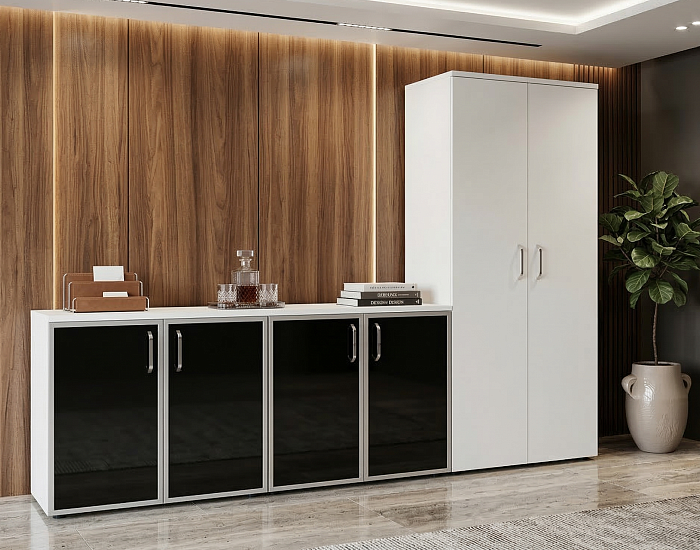 фото кабинет Оникс Люкс Белый					 №5					