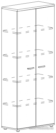 Офисный шкаф для документов закрытый
