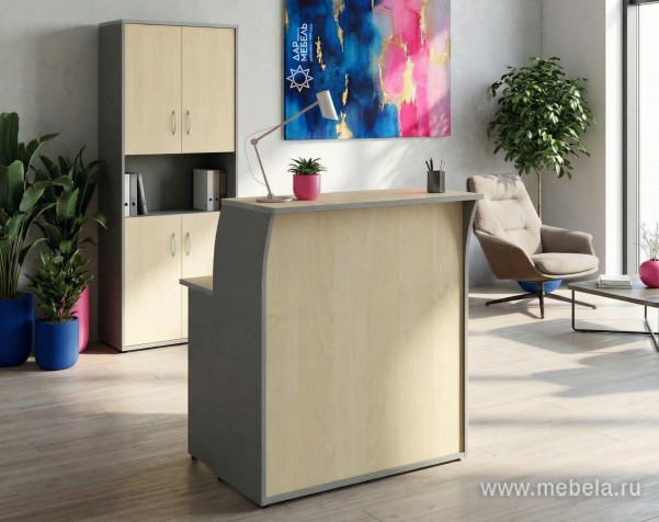 Стойка ресепшен прямая 160