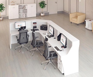 фото ресепшн Комфорт Белый  №5