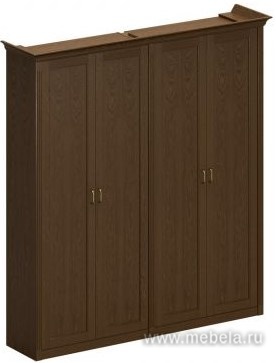 Офисный шкаф высокий закрытый с гардеробом