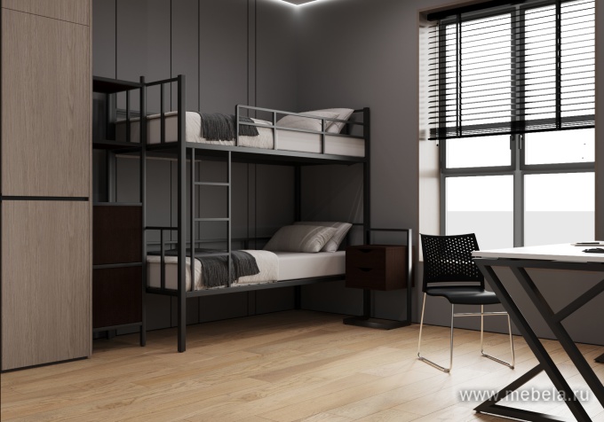 Кровать металлическая одноярусная