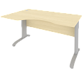 Стол эргономичный на металлокаркасе (левый)