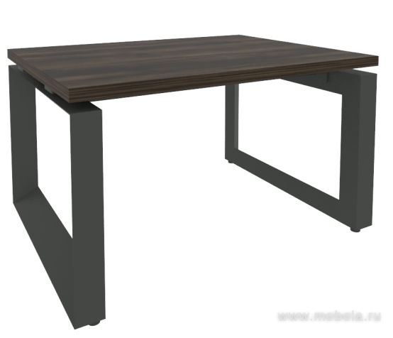 Стол журнальный на О-образном металлокаркасе