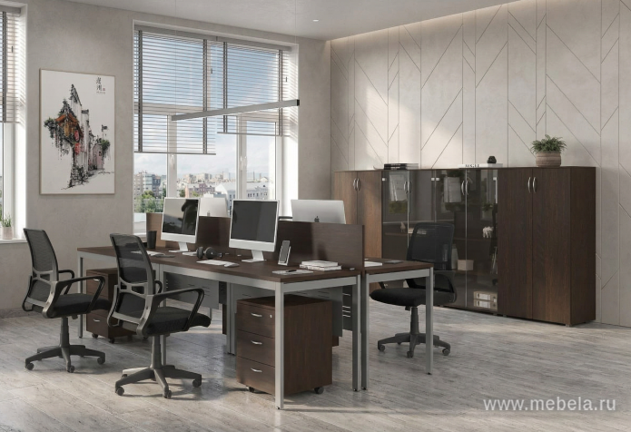 Стеллаж низкий узкий