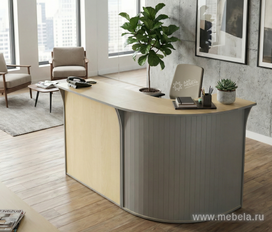 Стойка ресепшен прямая 160